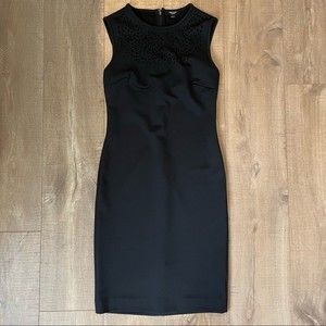 Premise Black Sleeveless Midi Dress in Black